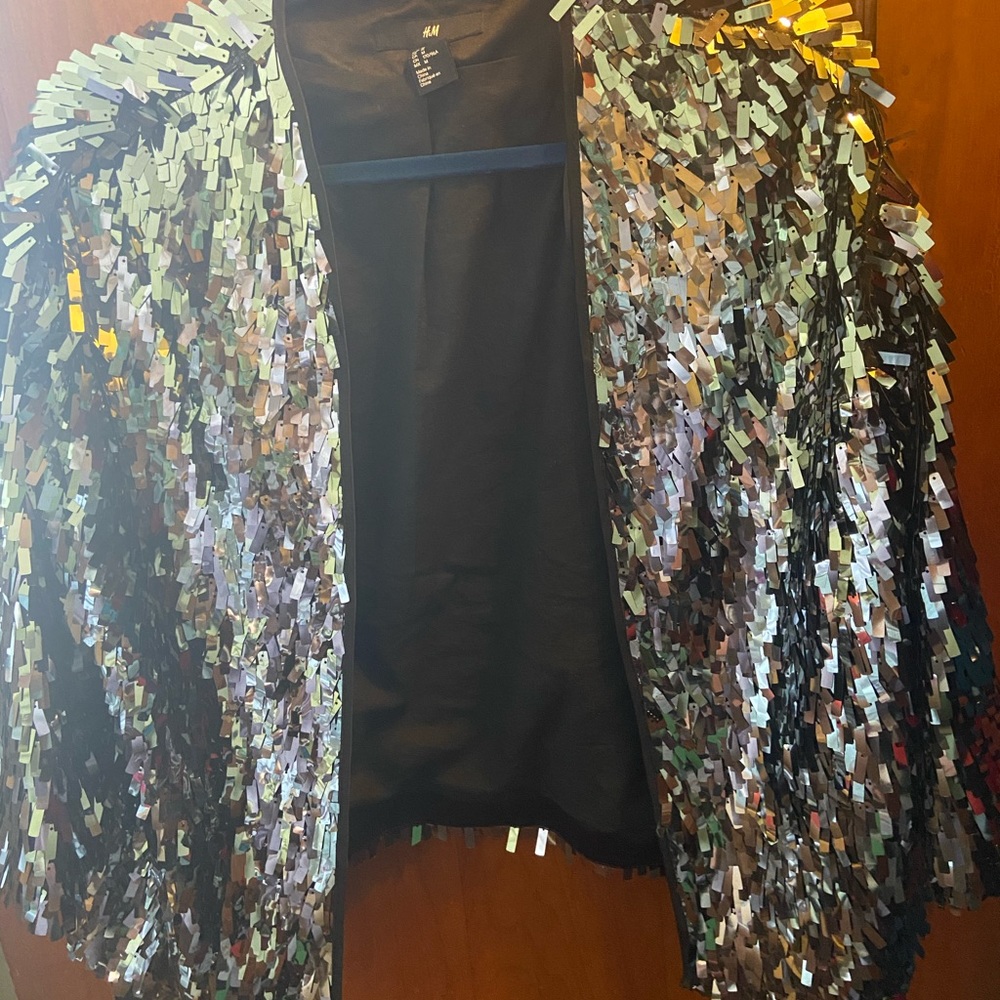 H&M size M sequin jacket